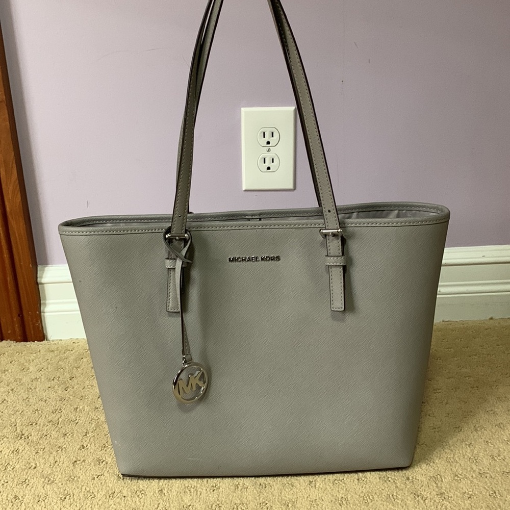 Grey Michael Kors tote